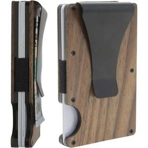 Minimalist Slim Wallet for Men – RFID Blocking – Metal Wallet With Money Clip